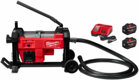 M18 FUELTM Sewer Sectional Machine, 200 ft Max Distance, 7/8 Inch Cable