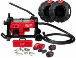 M18 FUELTM Sewer Sectional Machine 1-1/4 Inch Cable, 200 ft Maximum Distance