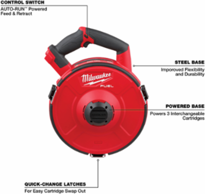 M18 FUEL™ ANGLER™ Motorized Fish Tape Puller with Automatic Feed, 200' Range