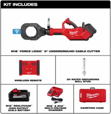 M18™ FORCE LOGIC™ 5” Underground Cable Cutter w/ Wireless Remote