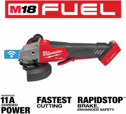M18 FUEL 4-1/2" / 5" Braking Grinder, 8500 RPM, Paddle Switch, Cordless