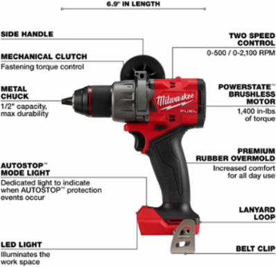 M18 FUEL™ 1/2" Drill/Driver