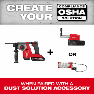 M18 FUEL™ 5/8" SDS Plus Rotary Hammer w/ Dust Extractor Kit