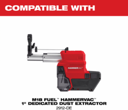 M18 FUEL 1 Inch SDS Plus Rotary Hammer, 2 ft-lbs Impact Energy, 4800 BPM