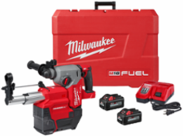 M18 FUEL 1 Inch SDS Plus Rotary Hammer with Dust Extractor, 8.9 lbs Weight, 2 ft-lbs Impact Energy