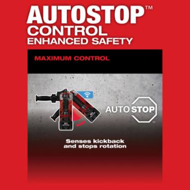 M18 FUELTM 1-1/8 Inch SDS Plus Rotary Hammer, 800 RPM, 4600 BPM, 3.6 ft-lbs Impact Energy