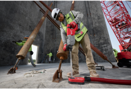 M18 FUEL 1-1/4 Inch SDS Plus D-Handle Rotary Hammer, 3.65 ft-lbs Impact Energy, 810 RPM