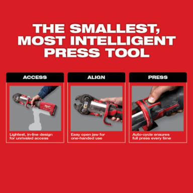 M18 FORCE LOGIC Press Tool with ONE-KEY, 1/2" to 4" Capacity, 5.6 lbs