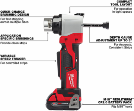 M18™ Cable Stripper Kit for Al THHN/XHHW