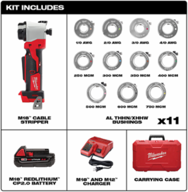 M18™ Cable Stripper Kit for Al THHN/XHHW