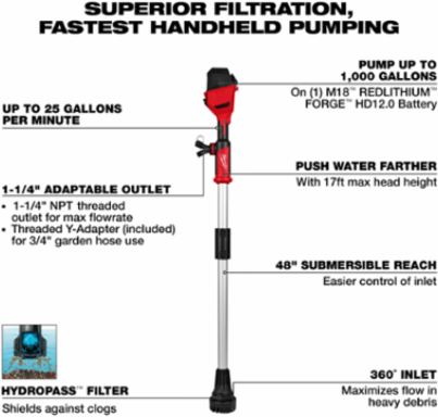M18™ Brushless Stick Transfer Pump