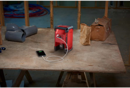 M12TM Bluetooth Radio + Charger, Cordless, IP54 Rated, 10 Presets