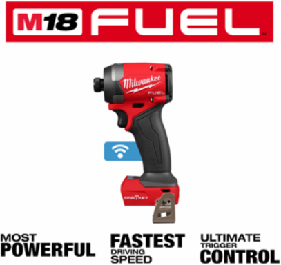 M18 FUELTM 1/4 Inch Hex Impact Driver, 2000 in-lbs Torque, 3900 RPM