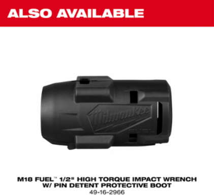 M18 FUEL 1/2 Inch High Torque Impact Wrench, 900 ft-lbs Torque, 7.3 Inch Length