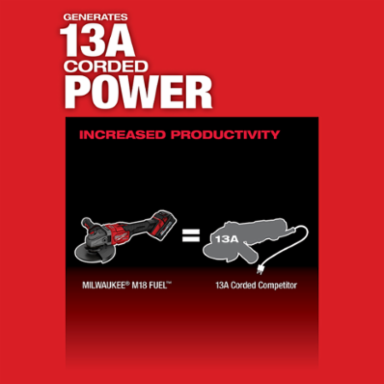 M18 FUEL™ 4-1/2 in.-6 in. Lock-On Braking Grinder with Slide Switch 2 Battery Kit