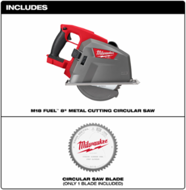 M18 FUEL™ 8 Inch Metal Cutting Circular Saw, 2-9/16 Inch Cut Capacity, 15A Power