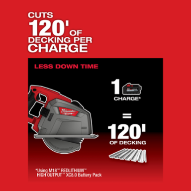 M18 FUEL™ 8 Inch Metal Cutting Circular Saw, 2-9/16 Inch Cut Capacity, 15A Power