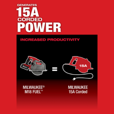 M18 FUEL™ 8 Inch Metal Cutting Circular Saw, 2-9/16 Inch Cut Capacity, 15A Power