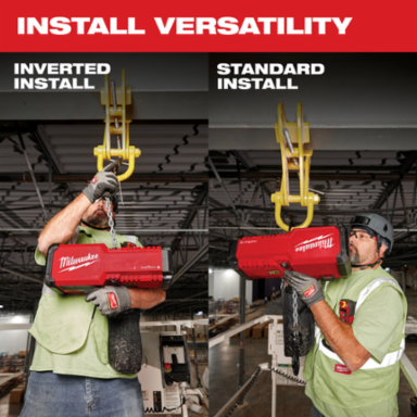 M18 Compact 1-Ton Chain Hoist with Wireless Remote, 46lbs, 18V