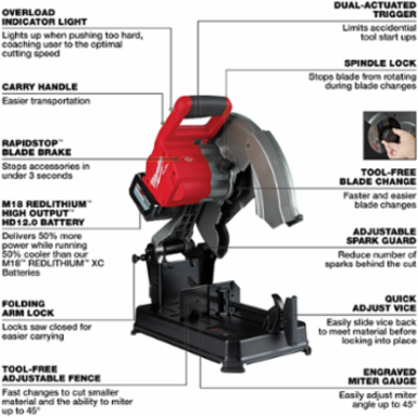 M18 FUEL™ 14" Abrasive Chop Saw Kit