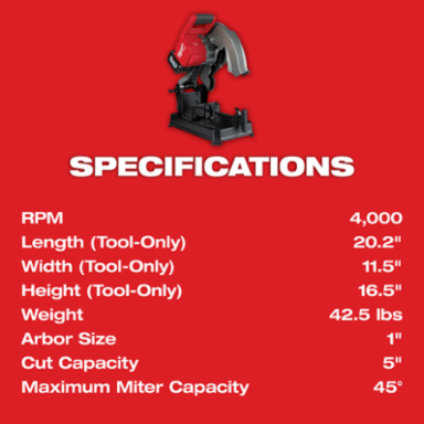 M18 FUEL™ 14" Abrasive Chop Saw Kit