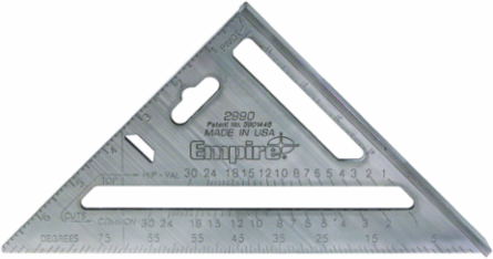 7 Inch Magnum Fat Boy Aluminum Rafter Square, 7.25 Inch Width, Solid Aluminum