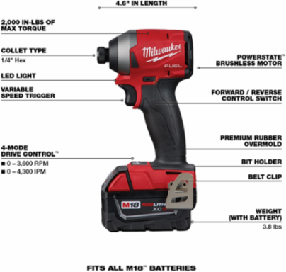 M18 FUEL™ 5 Tool Combo Kit