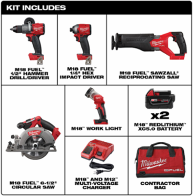 M18 FUEL™ 5 Tool Combo Kit