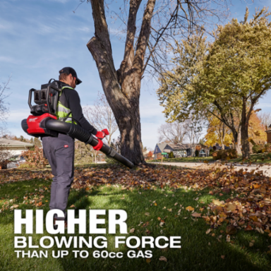 M18 FUEL™ Dual Battery Backpack Blower, 650 CFM, 155 MPH, 12 Inch Battery