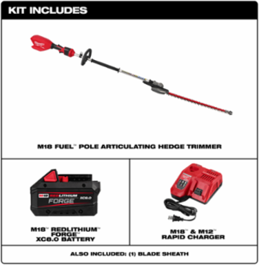 M18 FUEL™ Pole Articulating Hedge Trimmer Kit