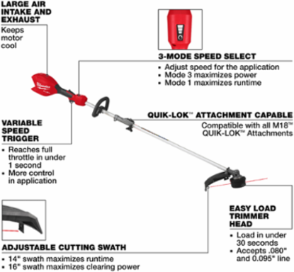 M18 FUEL™ String Trimmer w/ QUIK-LOK™