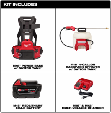 M18™ 4-Gallon Backpack Sprayer w/ SWITCH TANK™ (Kit)