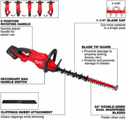 M18 FUEL™ 24" Hedge Trimmer Kit