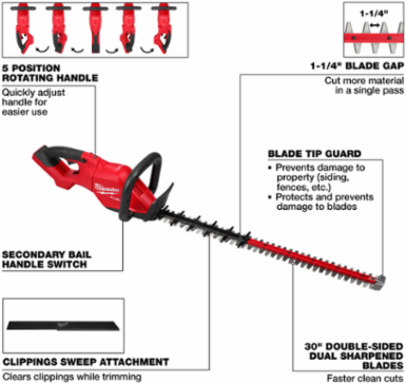 M18 FUEL™ 30" Hedge Trimmer