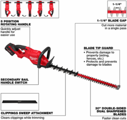 M18 FUEL™ 30" Hedge Trimmer Kit