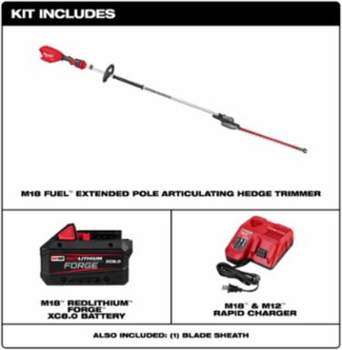 M18 FUEL™ Extended Pole Articulating Hedge Trimmer Kit