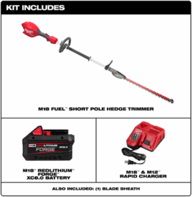 M18 FUEL™ Short Pole Hedge Trimmer Kit