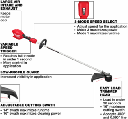 M18 FUEL™ 16" String Trimmer
