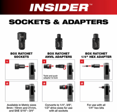 M12 FUEL™ INSIDER™ Extended Reach Box Ratchet