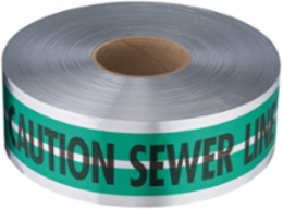 MAGNATEC Premium Detectable Sewer Line Tape 2 Inch x 1000 ft, 5 mil Thickness