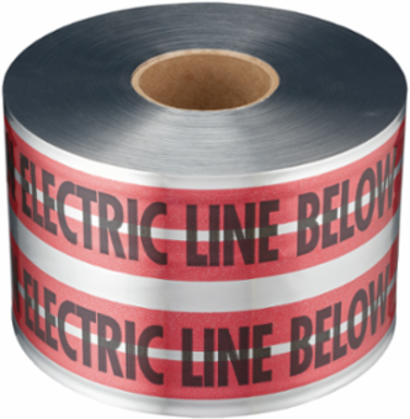 MAGNATEC Premium Detectable Tape 1000 ft, 6 Inch Width, 5 mil Thickness, Below Ground Use
