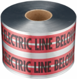 MAGNATEC® Premium Detectable Tape 1000 ft, 6 Inch Width, 5 mil Thickness, Below Ground Use