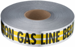 MAGNATEC Premium Detectable Tape 1000 Ft x 3 Inch, Yellow/Silver/Black