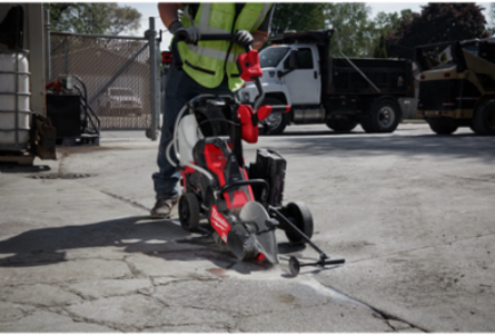 Cut-Off Saw Cart Kit with M18 SWITCH TANK, Adjustable Depth, 42 Inch Length