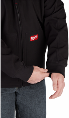 FREEFLEX™ Softshell Hooded Jacket - Black, Men’s Regular Fit, 2 Pockets