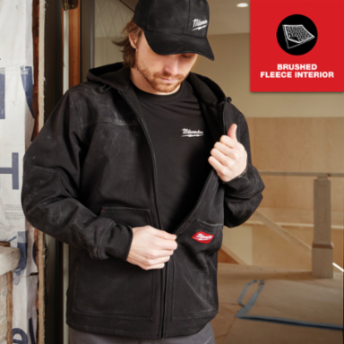 FREEFLEX™ Softshell Hooded Jacket - Black, Men’s Regular Fit, 2 Pockets