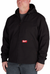 FREEFLEX Softshell Hooded Jacket - Black, Men's Regular Fit, Water Resistant