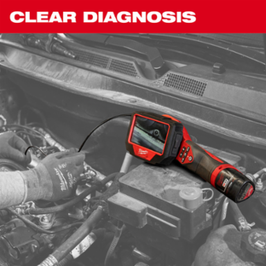 M12 Auto Technician Borescope, 5mm Camera, 3ft Cable, 4.3 Inch Screen