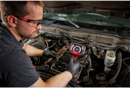 M12 Auto Technician Borescope, 5mm Camera, 3ft Cable, 4.3 Inch Screen