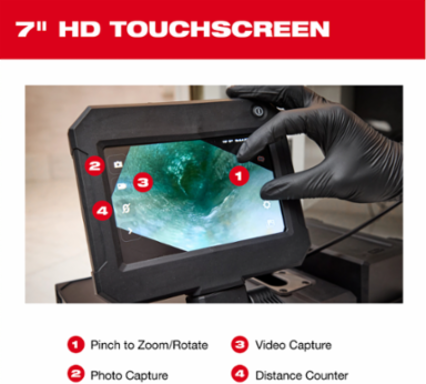 M12™ 75' Drain Camera w/ PACKOUT™ Compatibility